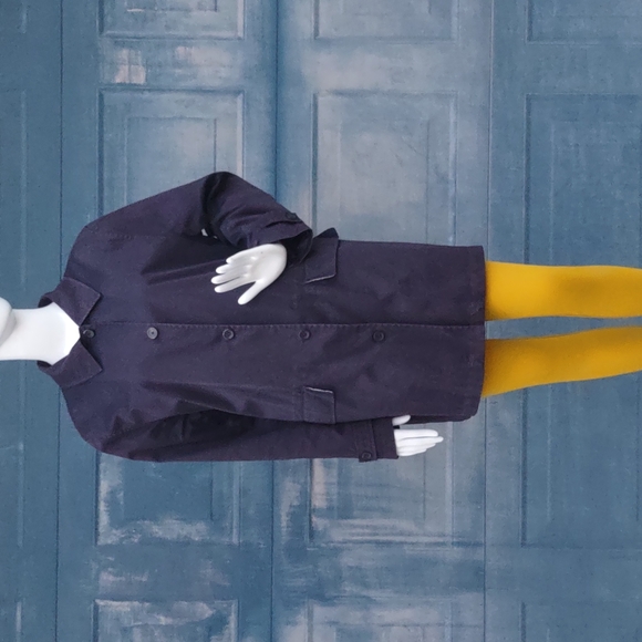 LANDS END Pure Cotton Fully Lined Ladies Trench (Floral Lining w/Accents) - Picture 3 of 17